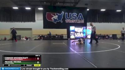 71 lbs Semifinal - Michael Nicosia, Pennsylvania vs Connor Woosencraft, Askren Wrestling Academy