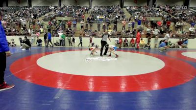 58 lbs Quarterfinal - Mason Lee, North Hall Jr Trojans vs Garrett Tacto, Roundtree Wrestling Academy