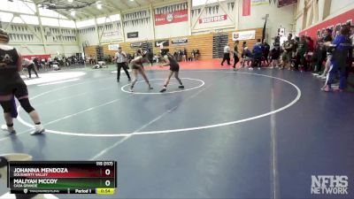 115 (117) Cons. Round 1 - Maliyah McCoy, Casa Grande vs Johanna Mendoza, Dougherty Valley