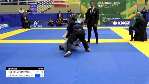 SARAH C. FIRME GALVAO vs LUANE CARVALHO CORREIA 2024 Brasileiro Jiu-Jitsu IBJJF