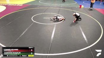 55 lbs Quarterfinals (8 Team) - Conner Krumrei, Grand Rapids vs Harrison Schuelke, Marshall/Lakeville/RTR