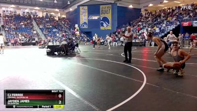 138 lbs Champ. Round 2 - Jayden James, Delbarton vs CJ Ferree, Central Dauphin HS