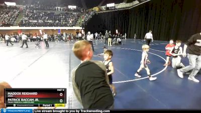 43 lbs Cons. Round 3 - Maddox Reighard, Iowa vs Patrick Baccam Jr., Team Porcelli Wrestling