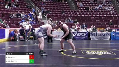 285 lbs Round Of 32 - Reese Balk, Lehighton vs Aiden Hidlay, Central Columbia