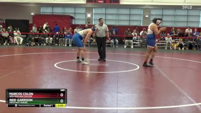 285 lbs Champ. Round 2 - Reid Garrison, Merchant Marine vs Marcos Colon, New England College