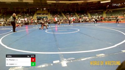 101 lbs Round Of 16 - Rj Phelan, Zephyrhills Christian Academy vs Andres 'Rambo' Lopez, WLV JR WRESTLING