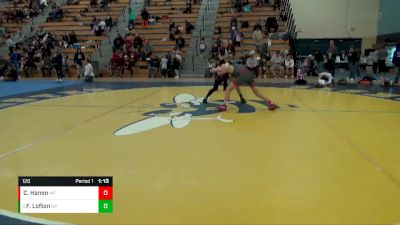 120 lbs 3rd Place Match - Forester Lofton, New Prague vs Collin Hamm, Wrestling Factory