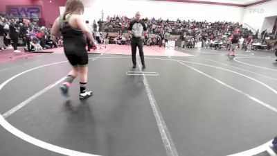 130 lbs Rr Rnd 2 - Yamileth Hernandez, OKC Saints Wrestling vs Hailey Miller, Ponca City Wildcat Wrestling