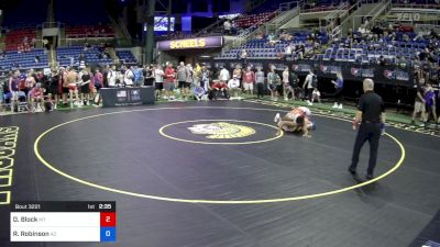 170 lbs Rnd Of 128 - Dylan Block, Montana vs Ronald Robinson, Arizona