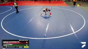 55 lbs Placement (4 Team) - Kinsley Kothenbeutel, Pine Island vs Lucas Turek, Waconia