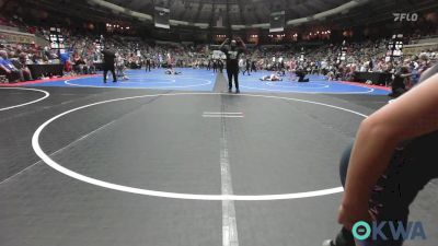 83 lbs Round Of 16 - Cole Blankenship, Mustang Bronco Wrestling Club vs Waylon Wright, Weatherford Youth Wrestling