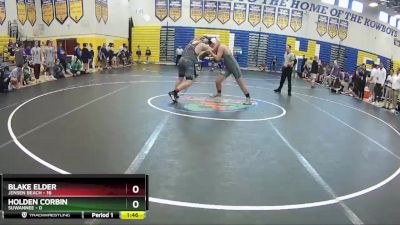 285 lbs Semifinals (8 Team) - Holden Corbin, Suwannee vs Blake Elder, Jensen Beach