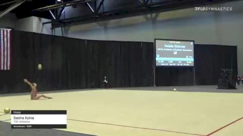 Sasha Ilyina - Hoop, TDC Athletics - 2021 USA Gymnastics Championships