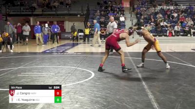 141 lbs 5th Place - Joseph Cangro, Harvard vs Emilio Ysaguirre, Arizona State