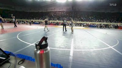 140 lbs Semifinal - Bennett Sartain, Husky Wrestling Club vs Trevor Engles, Blanchard High School