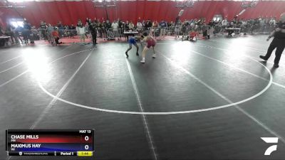 120 lbs Quarterfinal - Chase Mills, MN vs Maximus Hay, WI