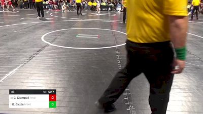 85 lbs Final - Garrett Ciampoli, Tyrone vs Bronsyn Baxter, Forest Hills