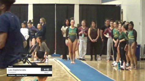 Lexi Castellaneta - Vault, Brockport - 2022 NCGA Championships