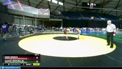 187 lbs Round 2 - Ramon Ventura Jr., Mount Vernon Pitbulls Wrestling vs John Orzech, Snoqualmie Valley Wrestling Club