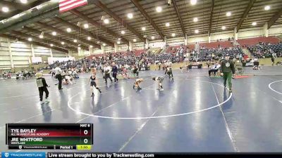 70 lbs Champ. Round 2 - Tye Bayley, All In Wrestling Academy vs Jre Whitford, Westlake