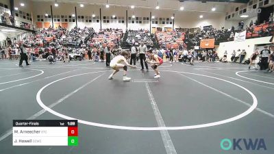 112 lbs Quarterfinal - Malicay Arneecher, Grove Takedown Club vs Jonas Howell, Dark Cloud Wrestling Club