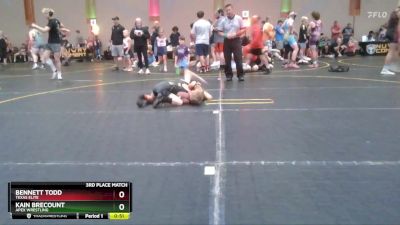 46 lbs 3rd Place Match - Bennett Todd, Texas Elite vs Kain Brecount, Apex Wrestling