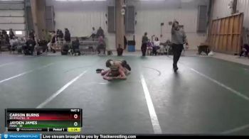105 lbs Round 1 (4 Team) - Jayden James, POWA vs Carson Burns, 84 Athletes