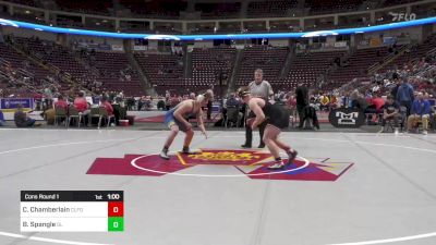 189 lbs Cons Round 1 - Carter Chamberlain, Clearfield vs Britton Spangle, Glendale