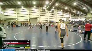 130 lbs Round 1 (4 Team) - Wyatt Hanssen, INWTC vs Lorenzo Gallegos, Stout