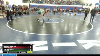 170 lbs Quarterfinal - Dylan Scott, Lakeland vs Rafael Avalos, American Falls