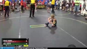 49 lbs Quarterfinals (8 Team) - Jett Sidun, Pomona Elite vs Wiley Derby, The Funky Singlets Teal