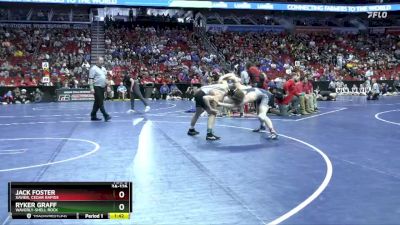 3A-126 lbs Champ. Round 2 - Jack Foster, Xavier, Cedar Rapids vs Ryker Graff, Waverly-Shell Rock