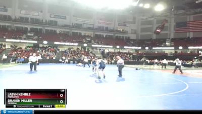 126 lbs Semifinal - Jabyn Kemble, Middleton vs Draken Miller, Meridian