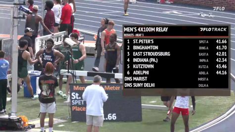 Men's 4x100m Relay, Finals 4