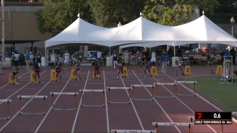 High School Girls' 300m Hurdles Class 3A, Finals 1