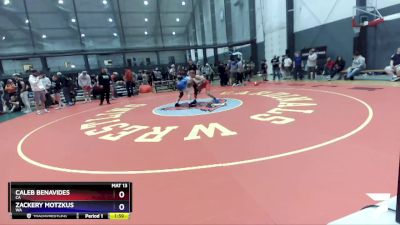 138 lbs Cons. Round 5 - Caleb Benavides, CA vs Zackery Motzkus, WA