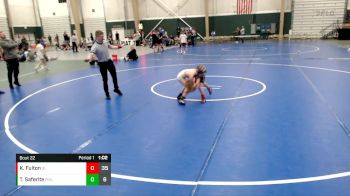 55 lbs Round 6 (8 Team) - Kysen Fulton, G.I. Grapplers vs Talyn Saferite, Phillipsburg