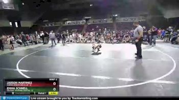 49 lbs Round 1 (10 Team) - Jaxson Martinez, Duran Wrestling Club vs Emma Schnell, Victory Training Center