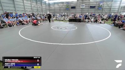 195 lbs Placement Matches (16 Team) - Wura Yinusa, Oklahoma Outlaws Red vs Matt King, Washington