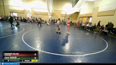 135 lbs Cons. Round 3 - Gunner Miller, Hurricane vs Zack Kohler, Wasatch Wrestling Club