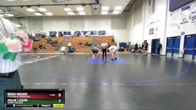 285 lbs 9th Place Match - Fritz McIntosh, Shasta College vs Tully Meyer, Santa Rosa College