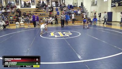 115 lbs Cons. Round 2 - Preston Parker, Tallassee vs Abe Haskins, Houston Academy