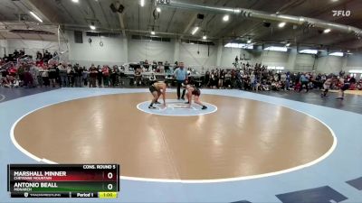 157 lbs Cons. Round 5 - Antonio Beall, Monarch vs Marshall Minner, Cheyenne Mountain