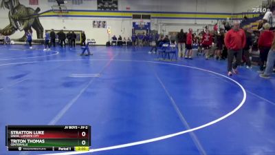 JV-2 lbs Round 1 - Triton Thomas, Centerville vs Stratton Luke, Union, LaPorte City
