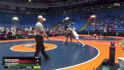 150 lbs Finals (8 Team) - Tyler Brown, Washington vs David Mayora, Lombard (Montini)