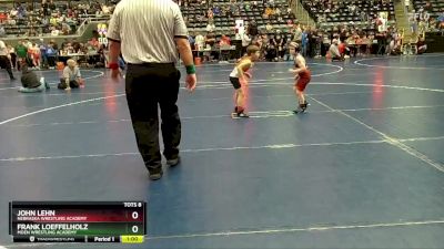 55 lbs Quarterfinal - John Lehn, Nebraska Wrestling Academy vs Frank Loeffelholz, Moen Wrestling Academy