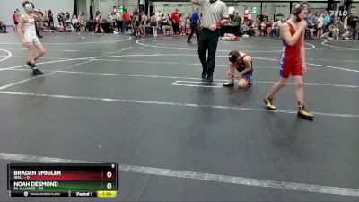 72 lbs Round 1 (4 Team) - Noah Desmond, PA Alliance vs Braden Smigler, Wall