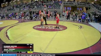 108 lbs Quarterfinal - Gunner Dexter, Westview Mat Club vs Isaac Toomey, Culver Mat Club