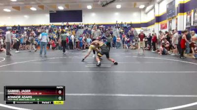 100 lbs Round 1 - Gabriel Jager, Summerville Takedown Club vs Konnor Adams, Team Bear Wrestling Club