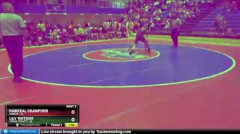 113 lbs Quarterfinals (8 Team) - Markeal Crawford, Vidalia vs Lily Watson, Lamar County